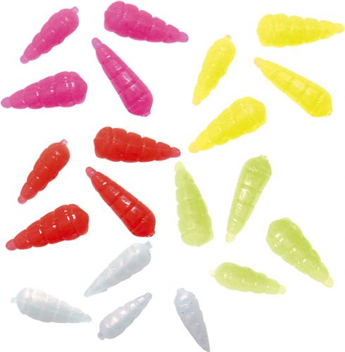 Artificial Maggots luminous 25 pieces